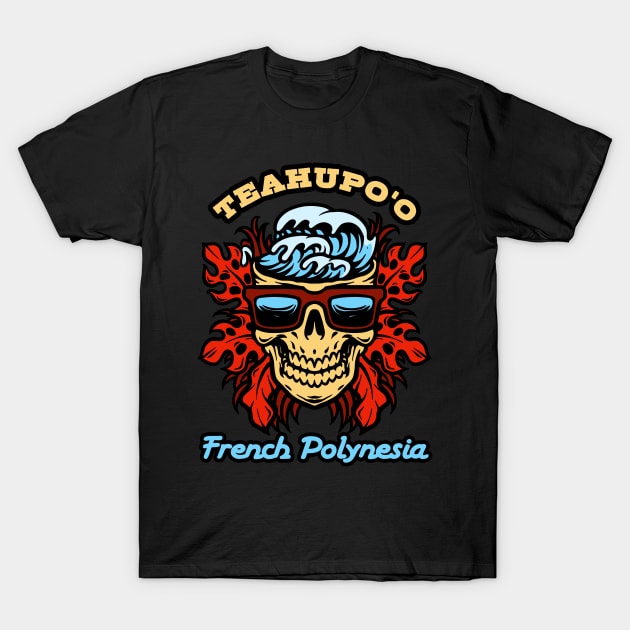 Teahupo'o surf beach T-Shirt by LiquidLine
